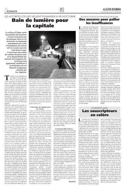 Télécharger le Format PDF - Alger Hebdo.com