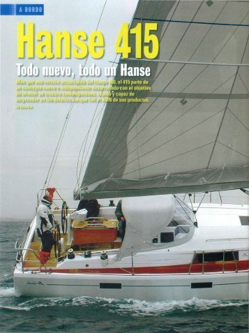 !I A BORDO - Hanse Yachts