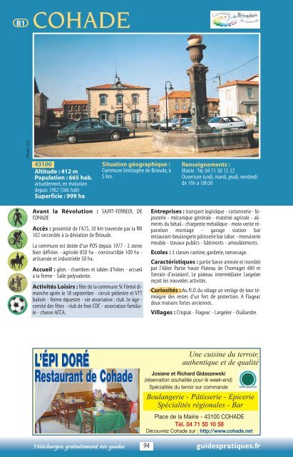 LOIRE. - GuidesPratiques.fr