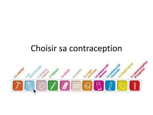 Choisir sa contraception - Département Universitaire de Médecine ...