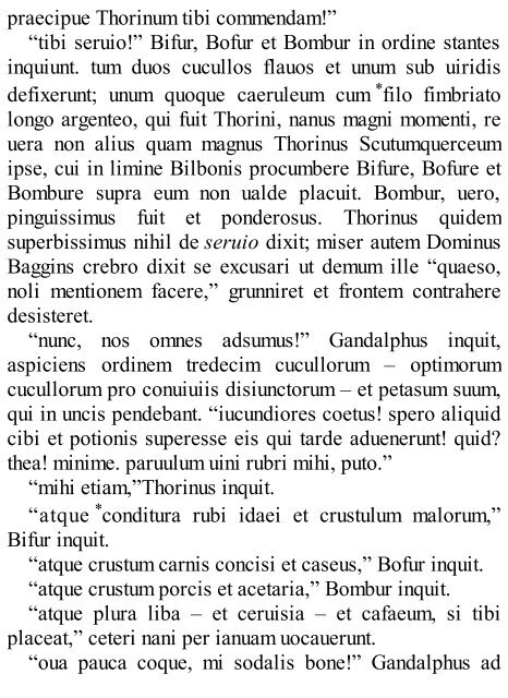 Hobbitus Ille The Latin Hobbit - Latin for everyone!