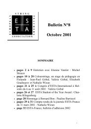 Bulletin N°8 Octobre 2001 - Esta France