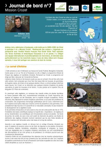 JDB n°7 Botanique et entomologie à Crozet - Antoine Joris