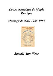 32. 1969 Cours ésotérique de magie runique - Gnose de Samael ...