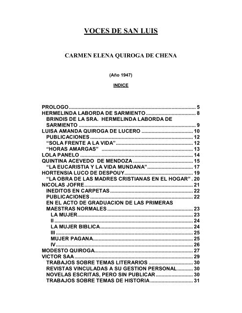 VOCES DE SAN LUIS.pdf - Gobierno de San Luis