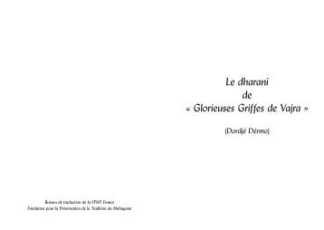 Glorieuses Griffes de Vajra (recorrigé le 30.5.10).indd - FPMT