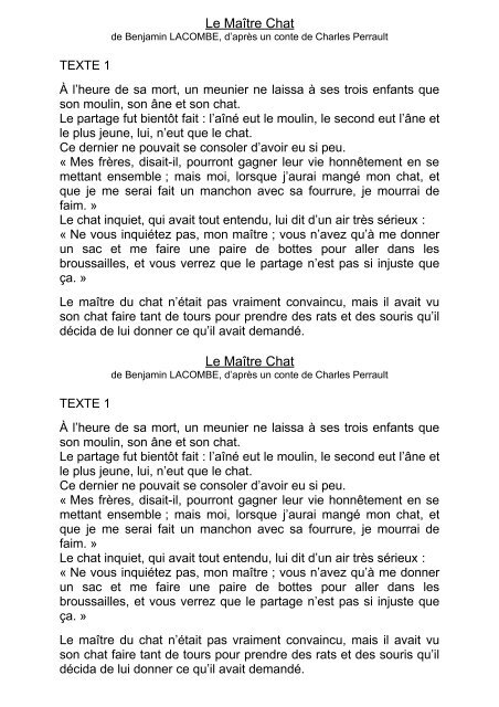 Le Maitre Chat Le Maitre Chat Trousse Et Frimousse