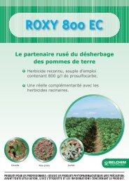 Notice Roxy 800 EC PdTerre - Belchim Crop Protection