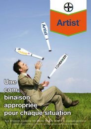 Artist® - Chekker - Bayer CropScience - Schweiz