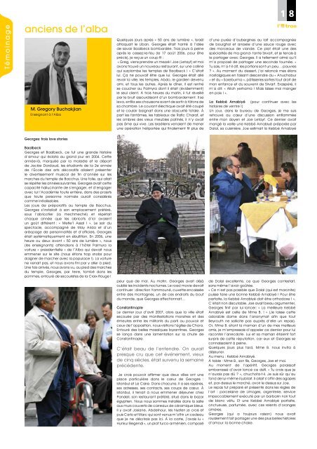 No. 12 / Avril 2010 (PDF) - ALBA