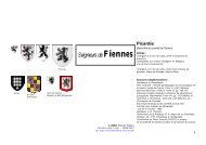 Seigneurs de Fiennes - Racines & Histoire - Free