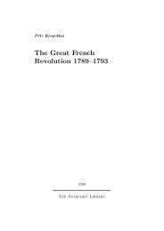 The Great French Revolution 1789–1793 - library.uniteddiversity.coop