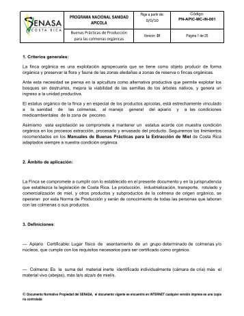 PN-APIC-MC-IN-01 Buenas Prácticas de Producción(pdf) - Senasa