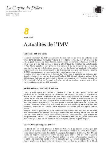 Tout le numéro en pdf - Ville de Genève