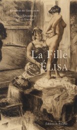 La Fille Élisa - Edmond de Goncourt - Éditions du Boucher