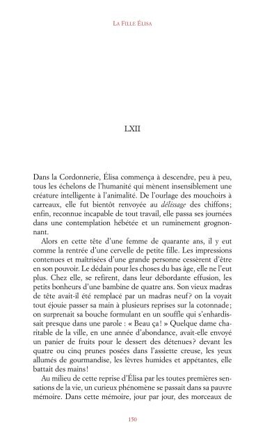La Fille Élisa - Edmond de Goncourt - Éditions du Boucher