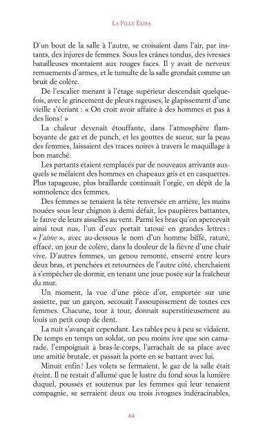 La Fille Élisa - Edmond de Goncourt - Éditions du Boucher