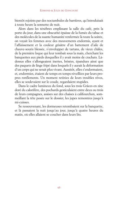 La Fille Élisa - Edmond de Goncourt - Éditions du Boucher