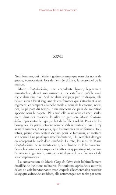 La Fille Élisa - Edmond de Goncourt - Éditions du Boucher