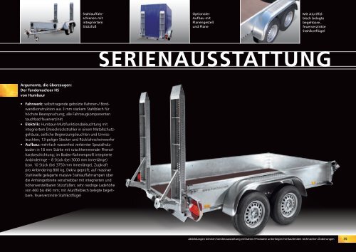 TECHNISCHE DATEN - Humbaur