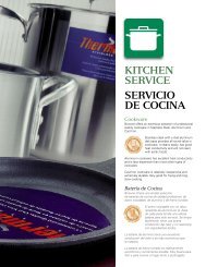 KITCHEN SERVICE SERVICIO DE COCINA