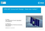 OPS-SAT Concurrent Design