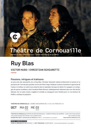 Ruy Blas - Théâtre de Cornouaille