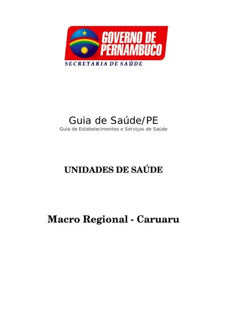 Guia de Saúde/PE