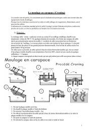 Le moulage en carapace (Croning)