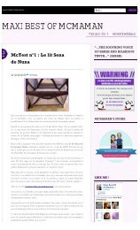 McTest n°1 : Le lit Sena de Nuna « Maxi best of McMaman - Nuna.eu