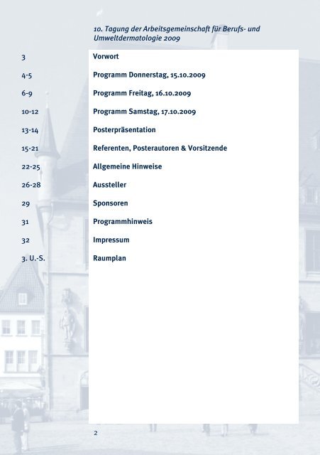 Programm 10. Tagung der Arbeitsgemeinschaft - diese Seite ...