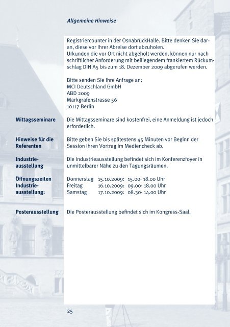 Programm 10. Tagung der Arbeitsgemeinschaft - diese Seite ...