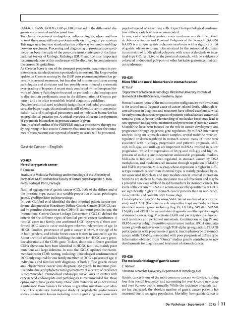 96. Jahrestagung der Deutschen Gesellschaft für Pathologie e. V ...