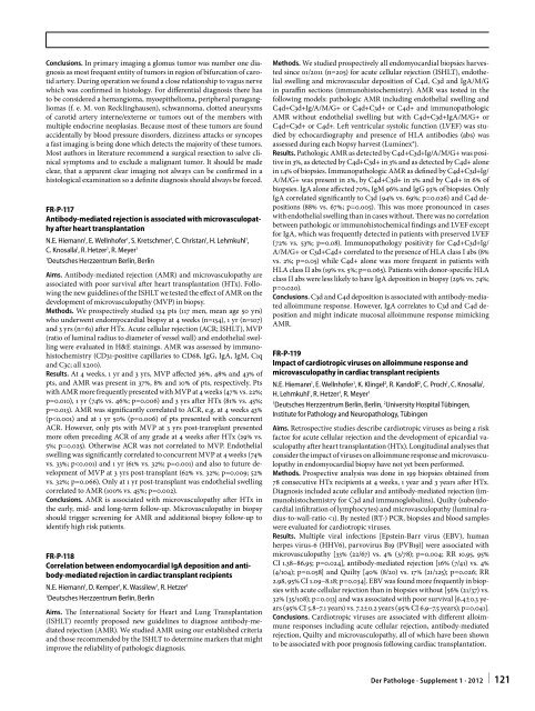 96. Jahrestagung der Deutschen Gesellschaft für Pathologie e. V ...