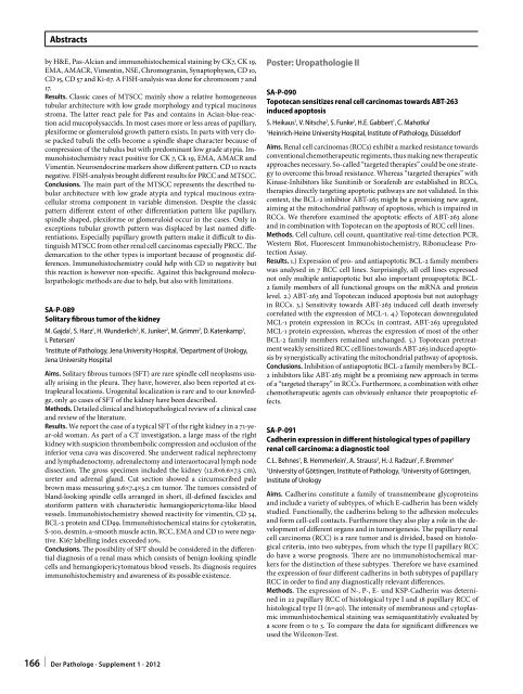 96. Jahrestagung der Deutschen Gesellschaft für Pathologie e. V ...