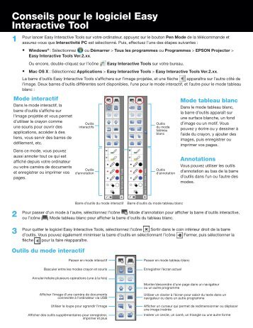 Easy Interactive Tool Tips - BrightLink 436Wi - Epson