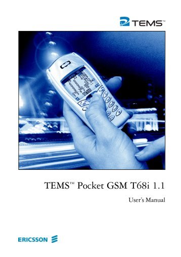 TEMS™ Pocket GSM T68i 1.1 - Index of