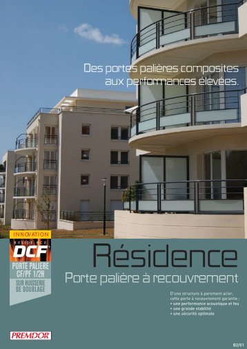Résidence - Porte palière à recouvrement - Premdor France