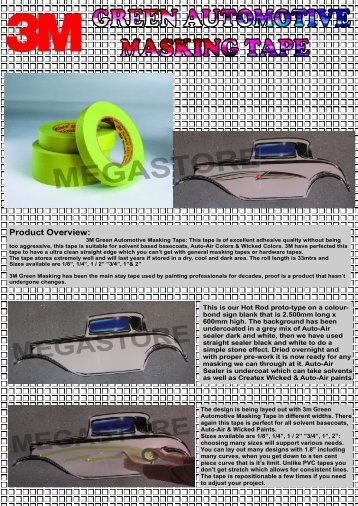 PDF 3M Green Masking tape.cdr - Airbrush Megastore