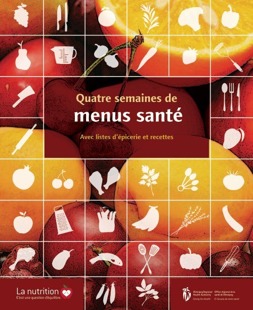 Quatre semaines de menus santé