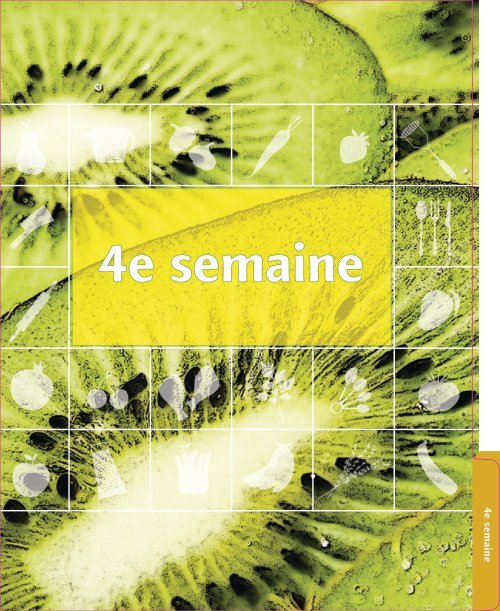 Quatre semaines de menus santé