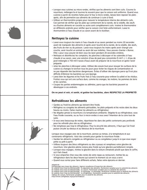 Quatre semaines de menus santé