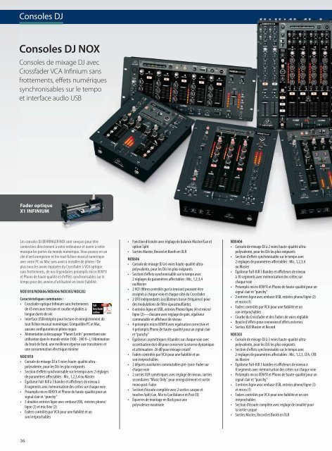 MARK Serv Grap GLOB_2012 BEHRINGER Catalog FR V2_2012 ...