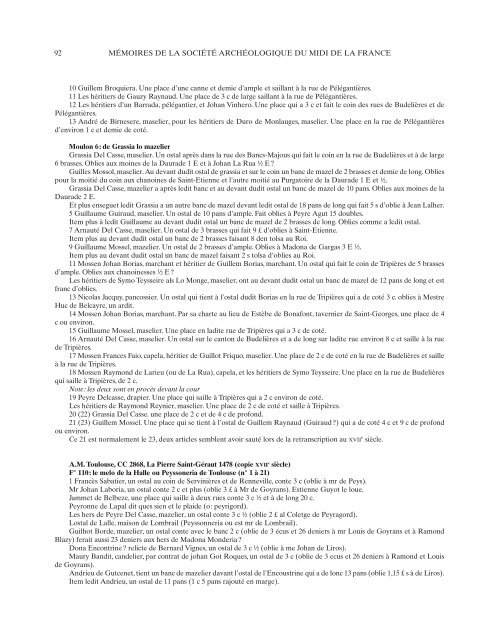 Couverture 2005 - Académies & Sociétés Savantes de Toulouse