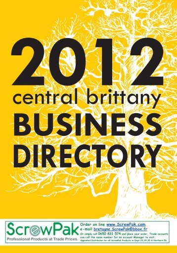 pdf of 2012 Central Brittany Business Directory - thecbj.com