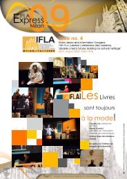 à la mode! - IFLA Annual Conference