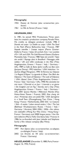 Encyclopedia of French Film Directors