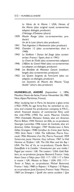 Encyclopedia of French Film Directors