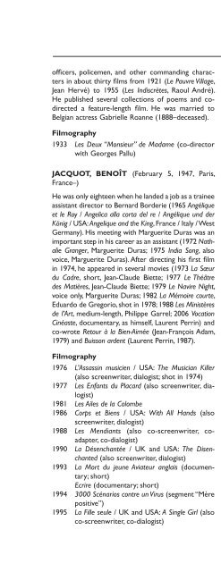 Encyclopedia of French Film Directors