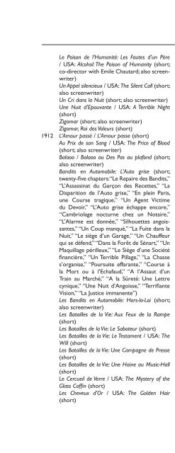 Encyclopedia of French Film Directors